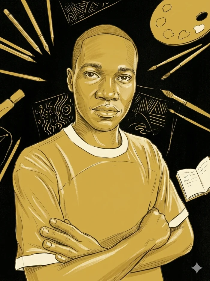 Portrait illustré de Plume d'Or